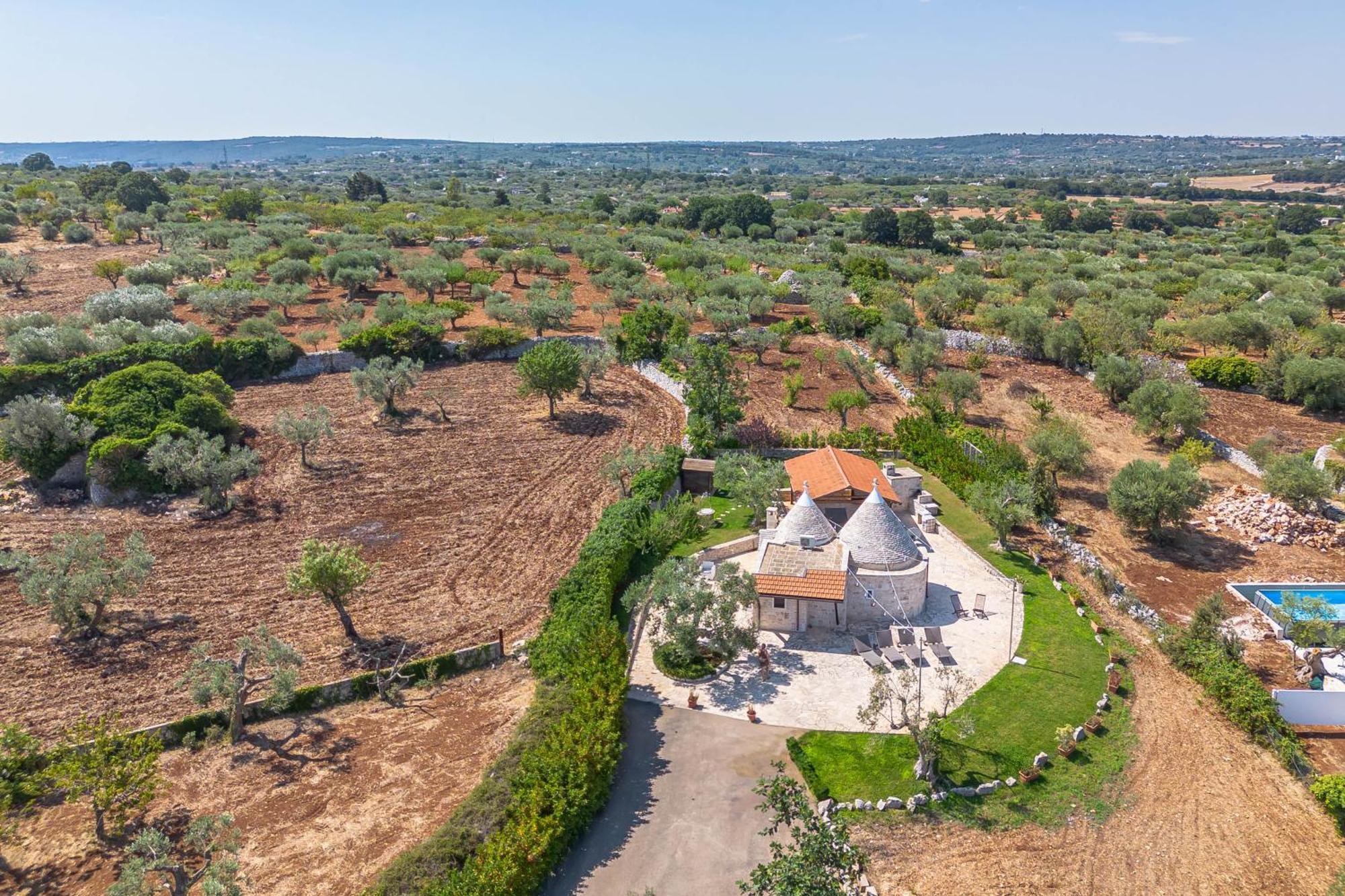 Villa Palmirotta Trulli Relais Castellana Grotte Buitenkant foto