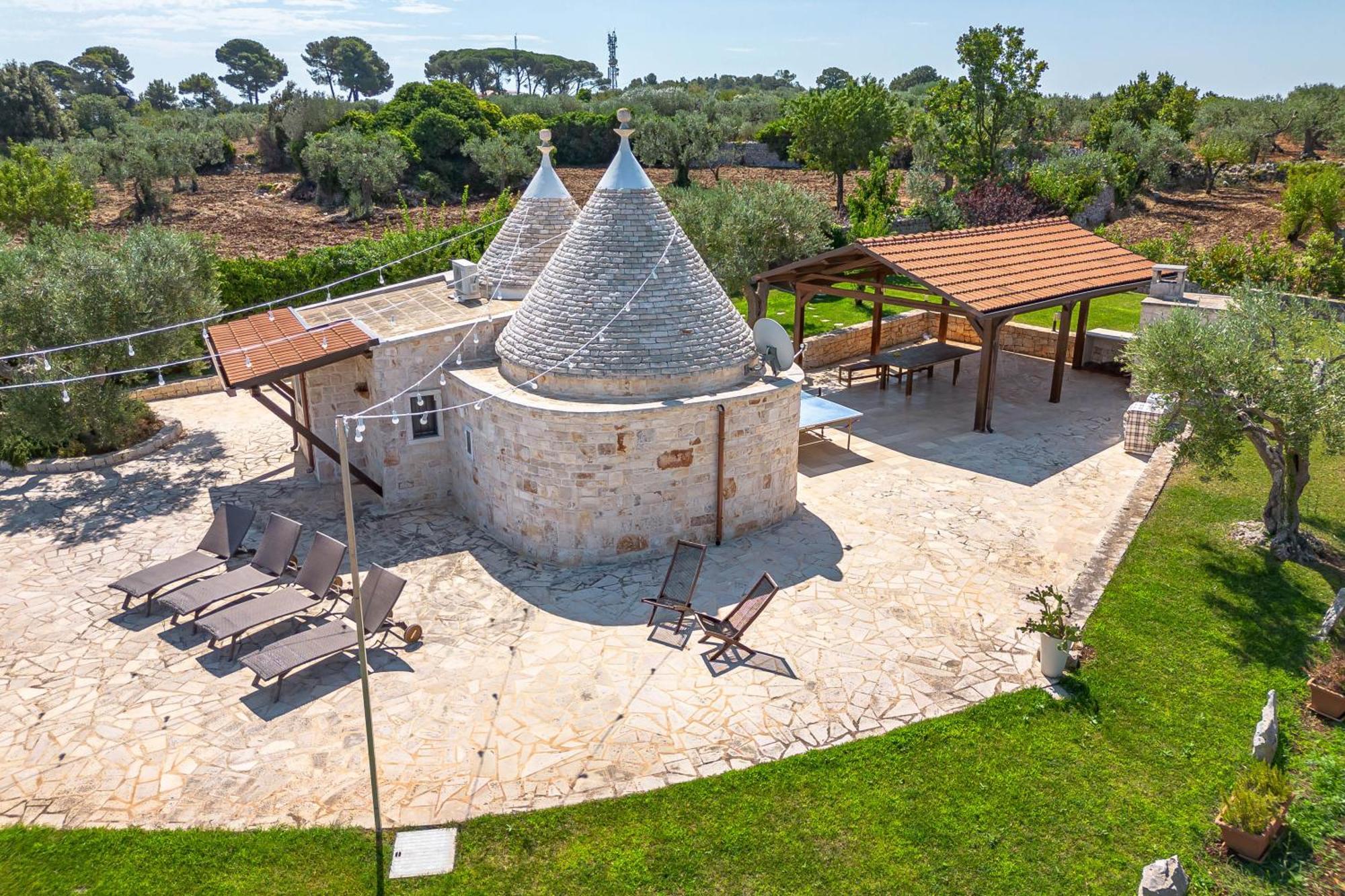 Villa Palmirotta Trulli Relais Castellana Grotte Buitenkant foto